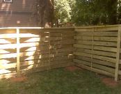 Charlotte NC wood privacy fence