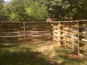 Charlotte NC wood privacy fence